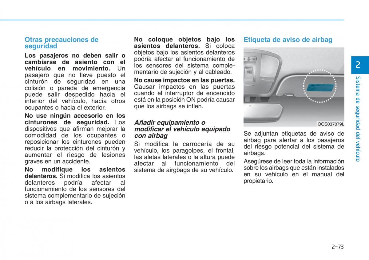 Hyundai Kona manual del propietario / page 91