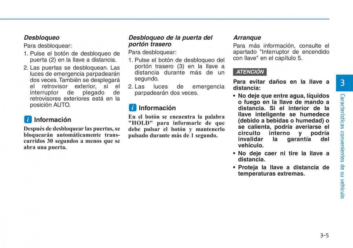 Hyundai Kona manual del propietario / page 96