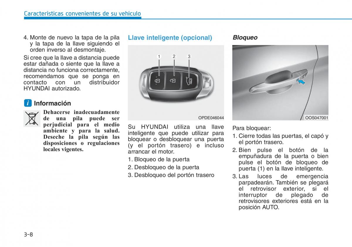 Hyundai Kona manual del propietario / page 99