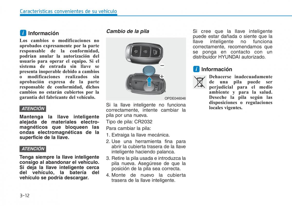 Hyundai Kona manual del propietario / page 103