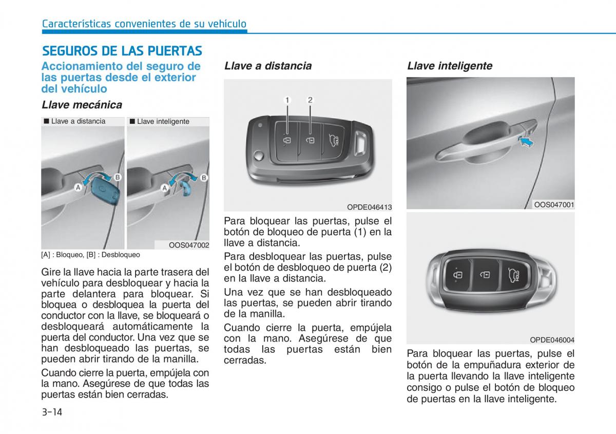 Hyundai Kona manual del propietario / page 105