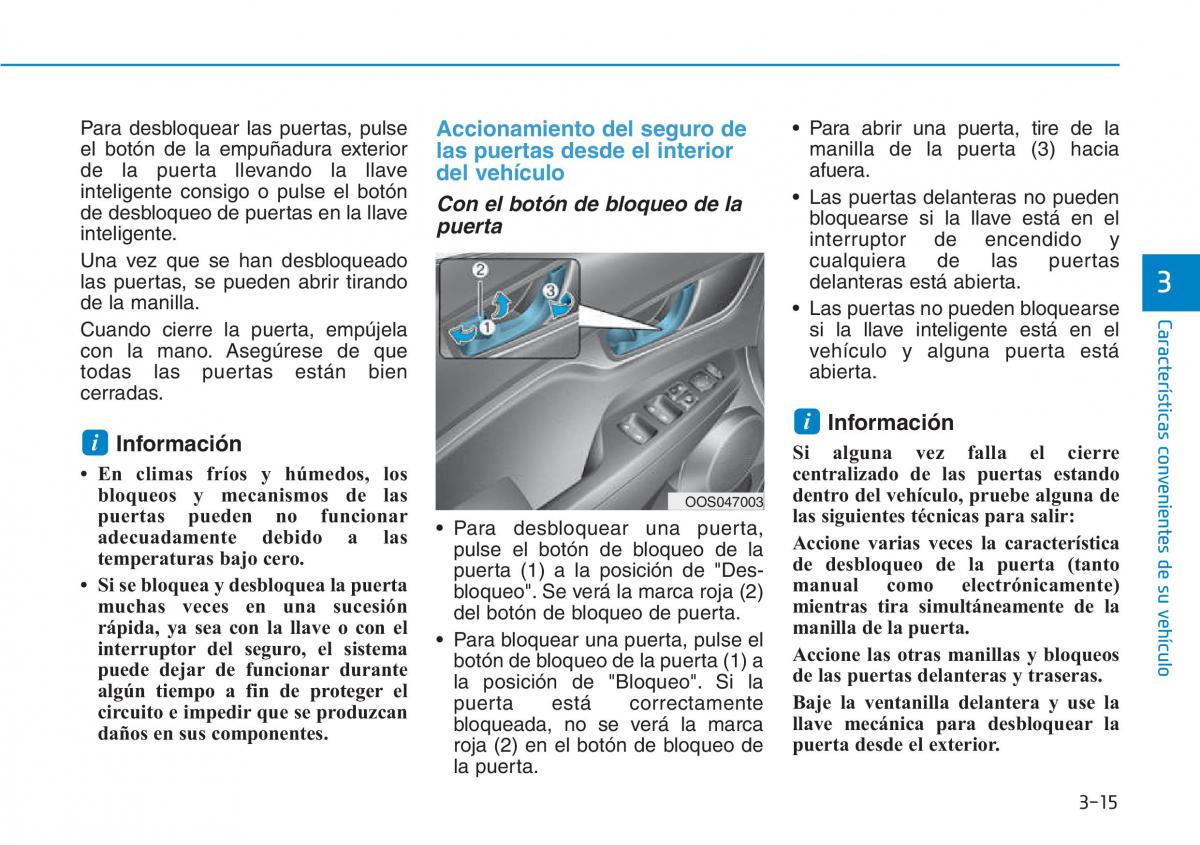 Hyundai Kona manual del propietario / page 106