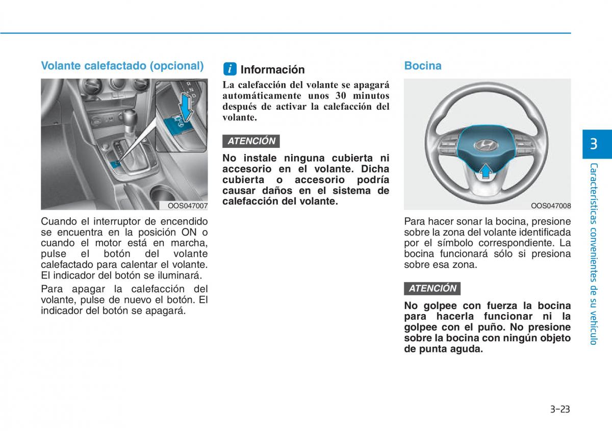 Hyundai Kona manual del propietario / page 114