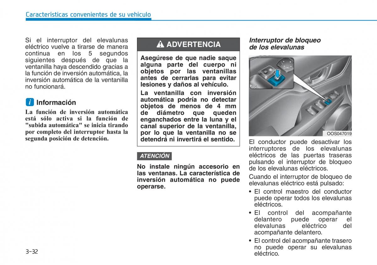 Hyundai Kona manual del propietario / page 123