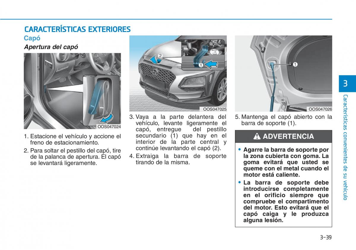 Hyundai Kona manual del propietario / page 130