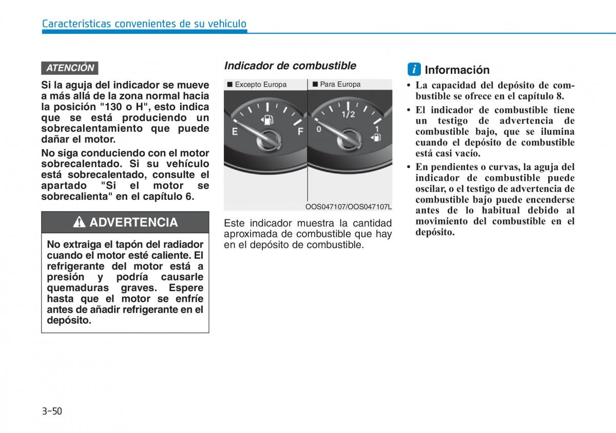 Hyundai Kona manual del propietario / page 141