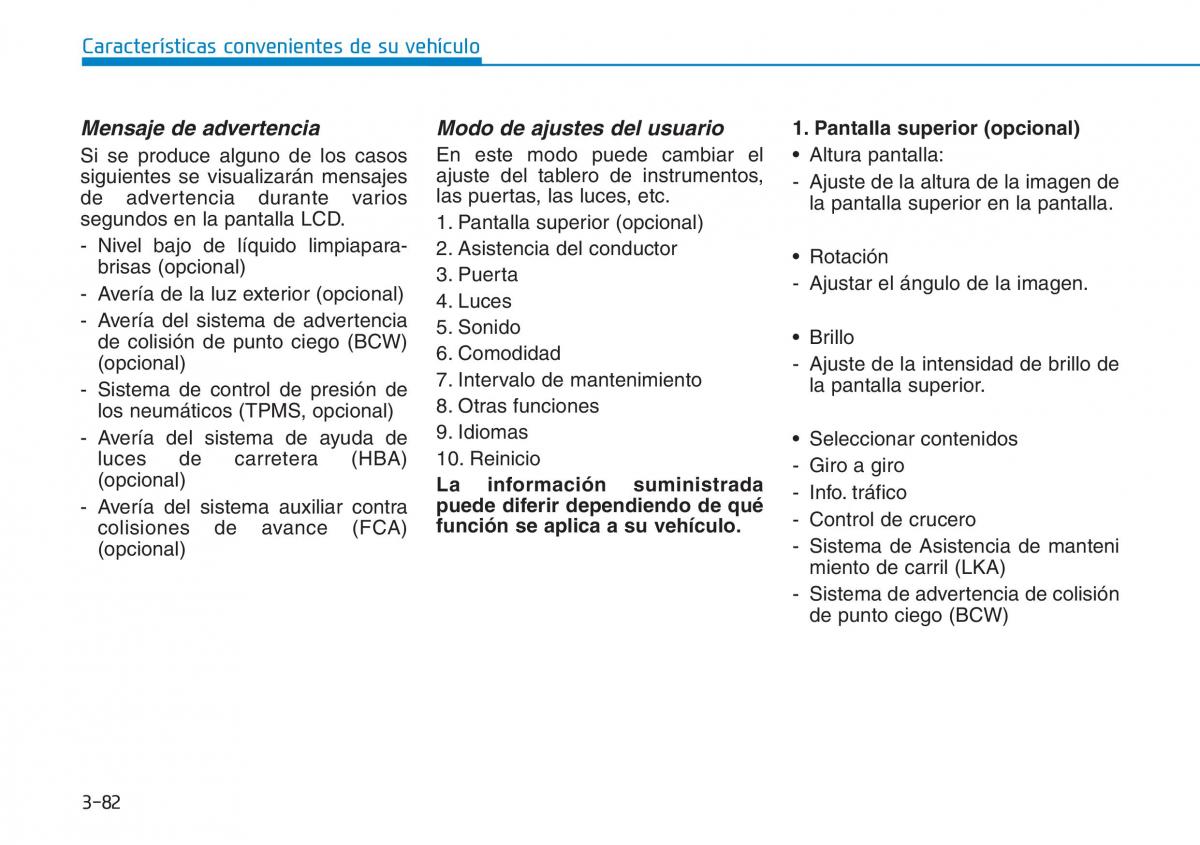 Hyundai Kona manual del propietario / page 173