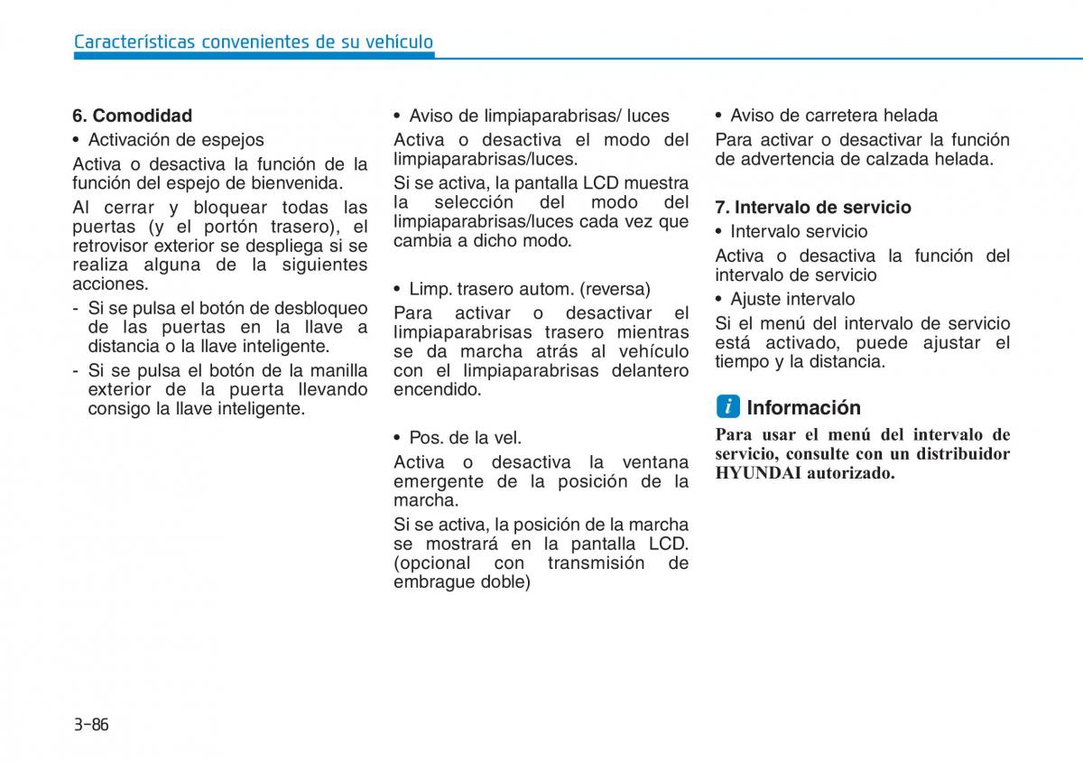 Hyundai Kona manual del propietario / page 177