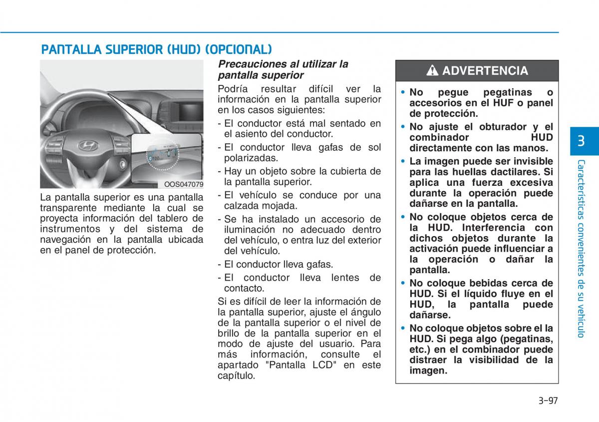 Hyundai Kona manual del propietario / page 188