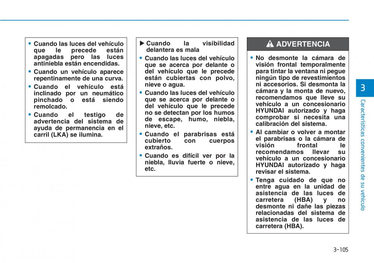 Hyundai Kona manual del propietario / page 196