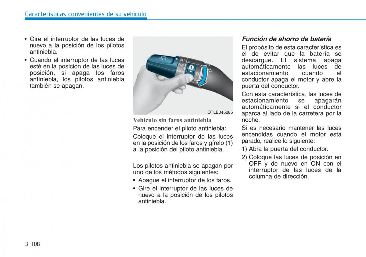 Hyundai Kona manual del propietario / page 199