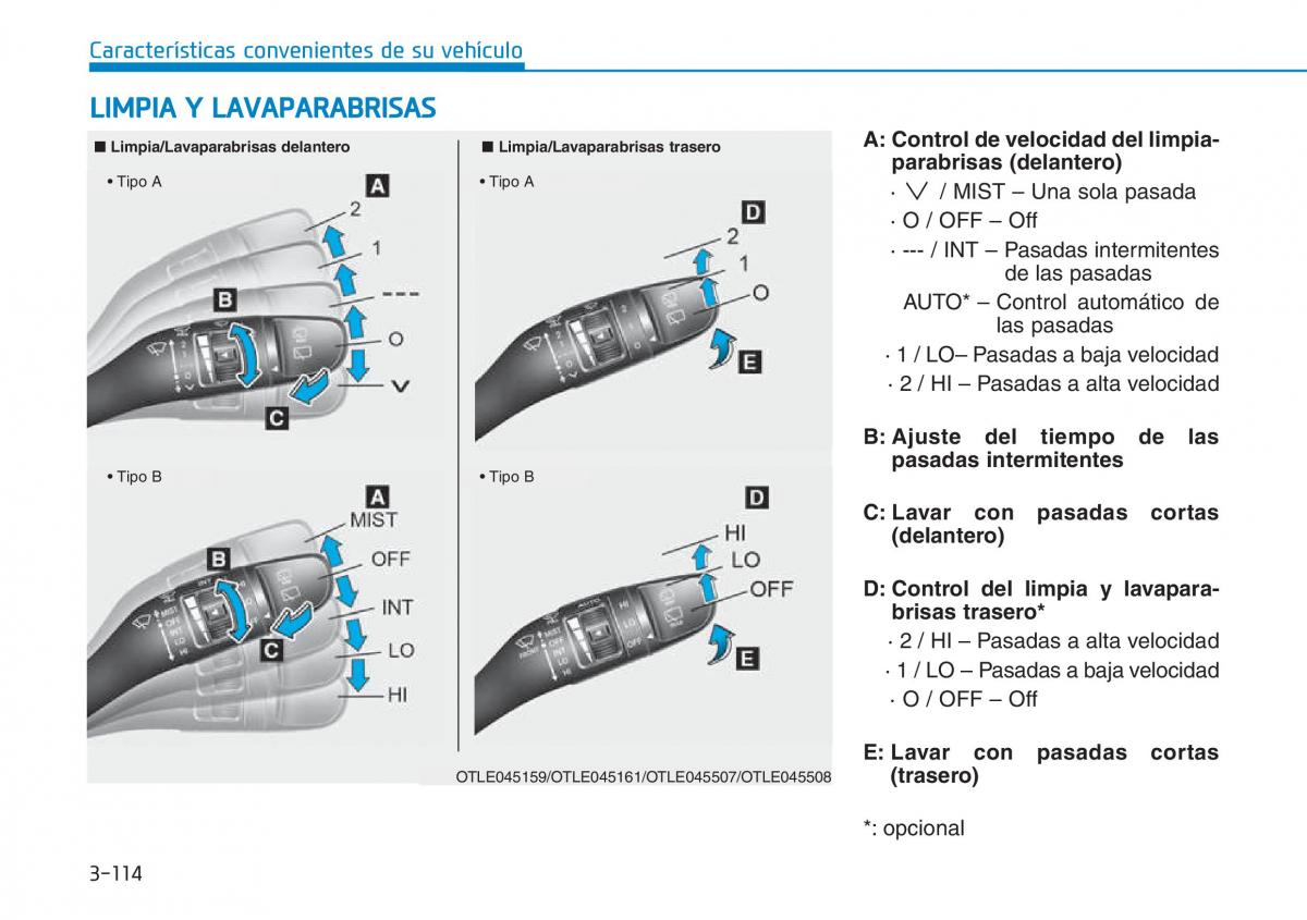 Hyundai Kona manual del propietario / page 205