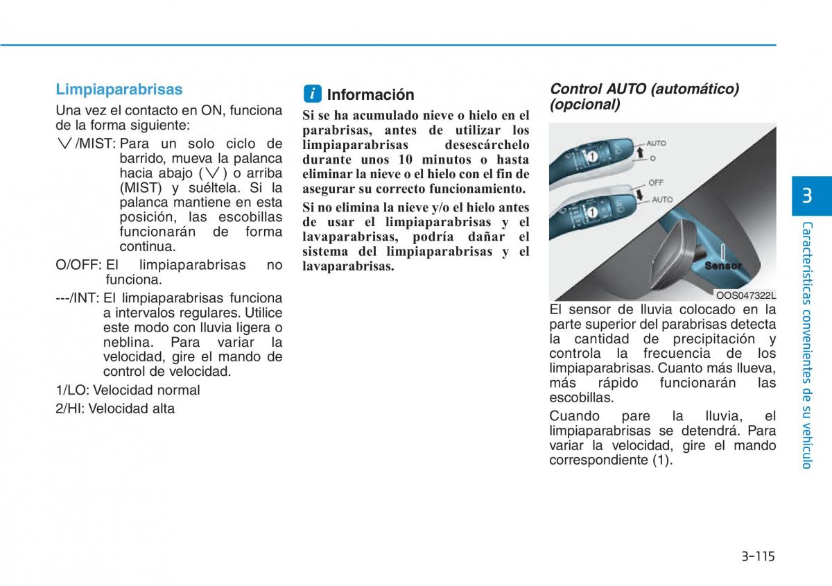 Hyundai Kona manual del propietario / page 206