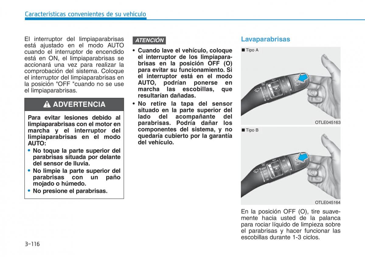 Hyundai Kona manual del propietario / page 207