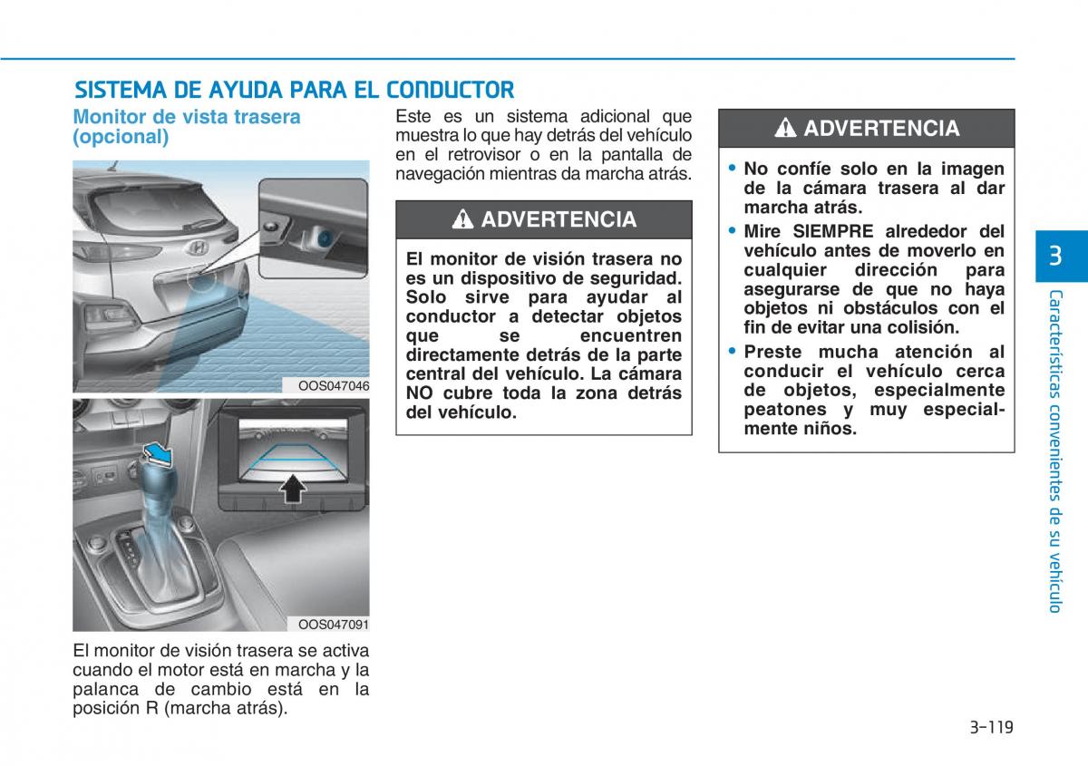 Hyundai Kona manual del propietario / page 210