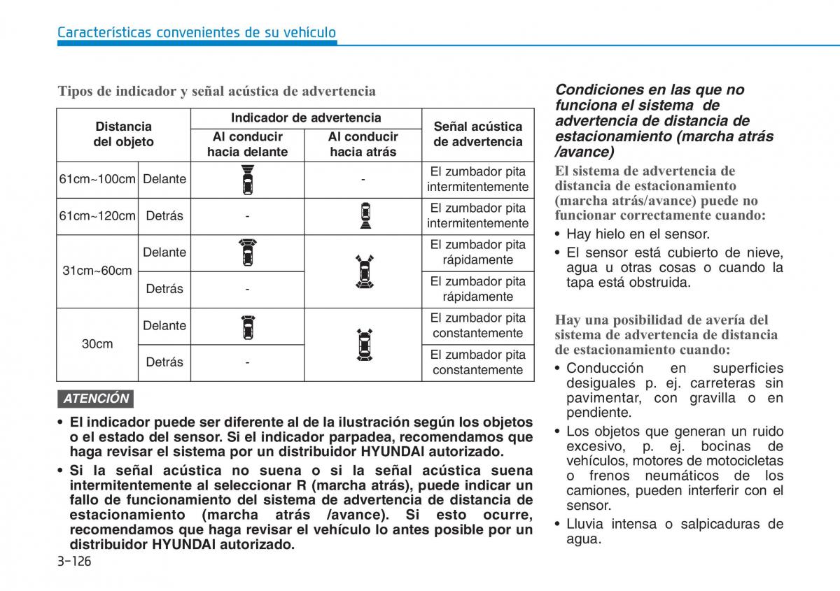 Hyundai Kona manual del propietario / page 217