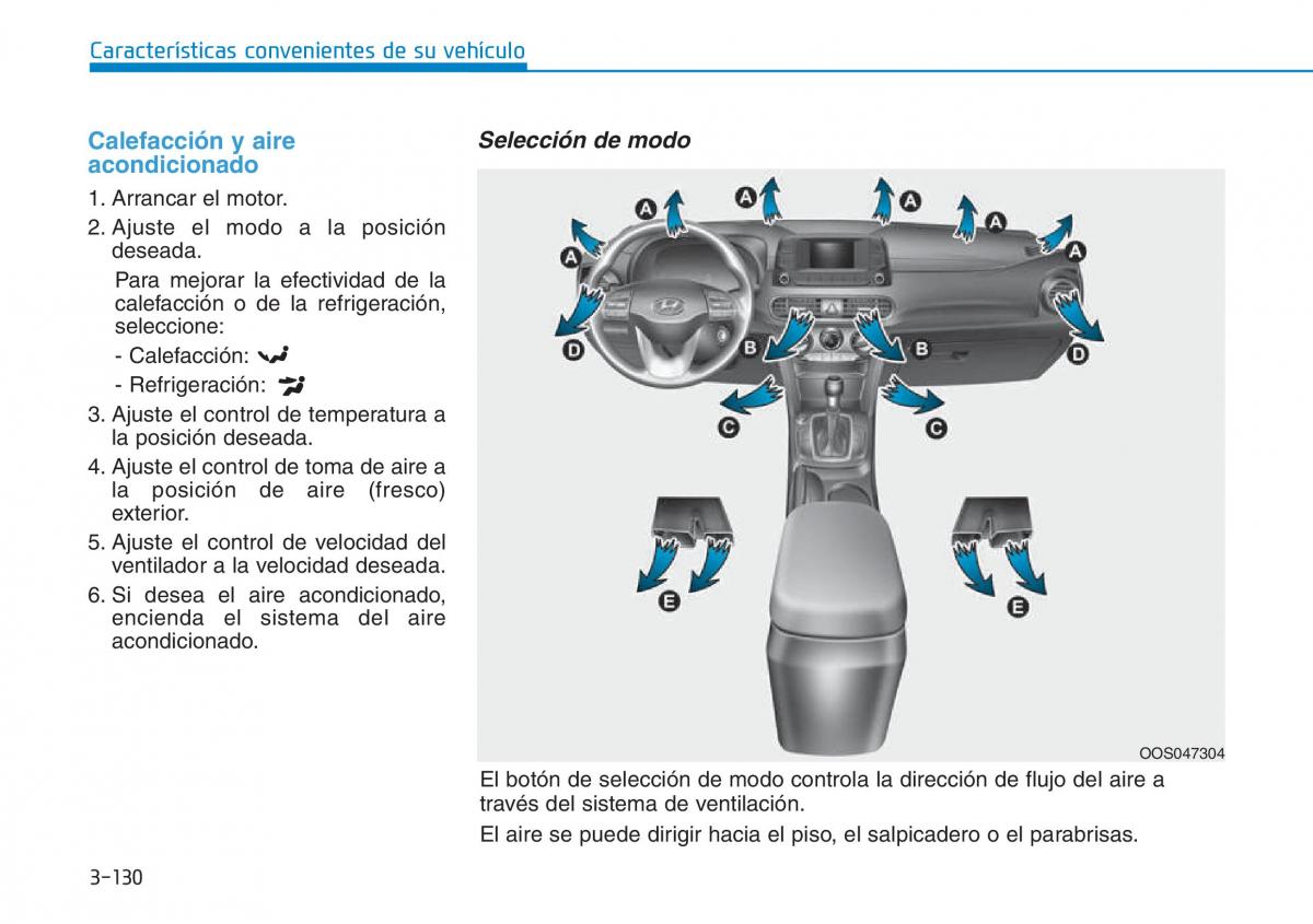 Hyundai Kona manual del propietario / page 221