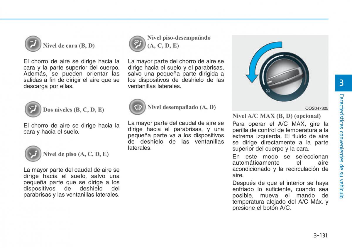 Hyundai Kona manual del propietario / page 222