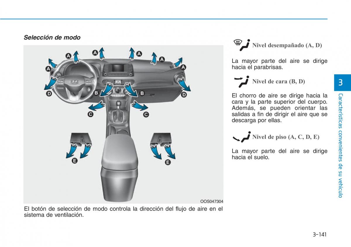 Hyundai Kona manual del propietario / page 232