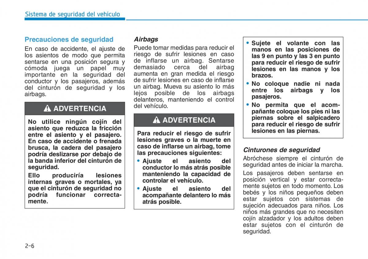 Hyundai Kona manual del propietario / page 24