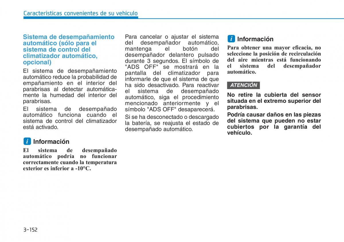 Hyundai Kona manual del propietario / page 243