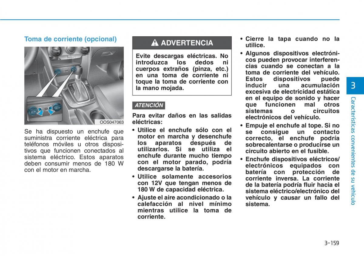 Hyundai Kona manual del propietario / page 250