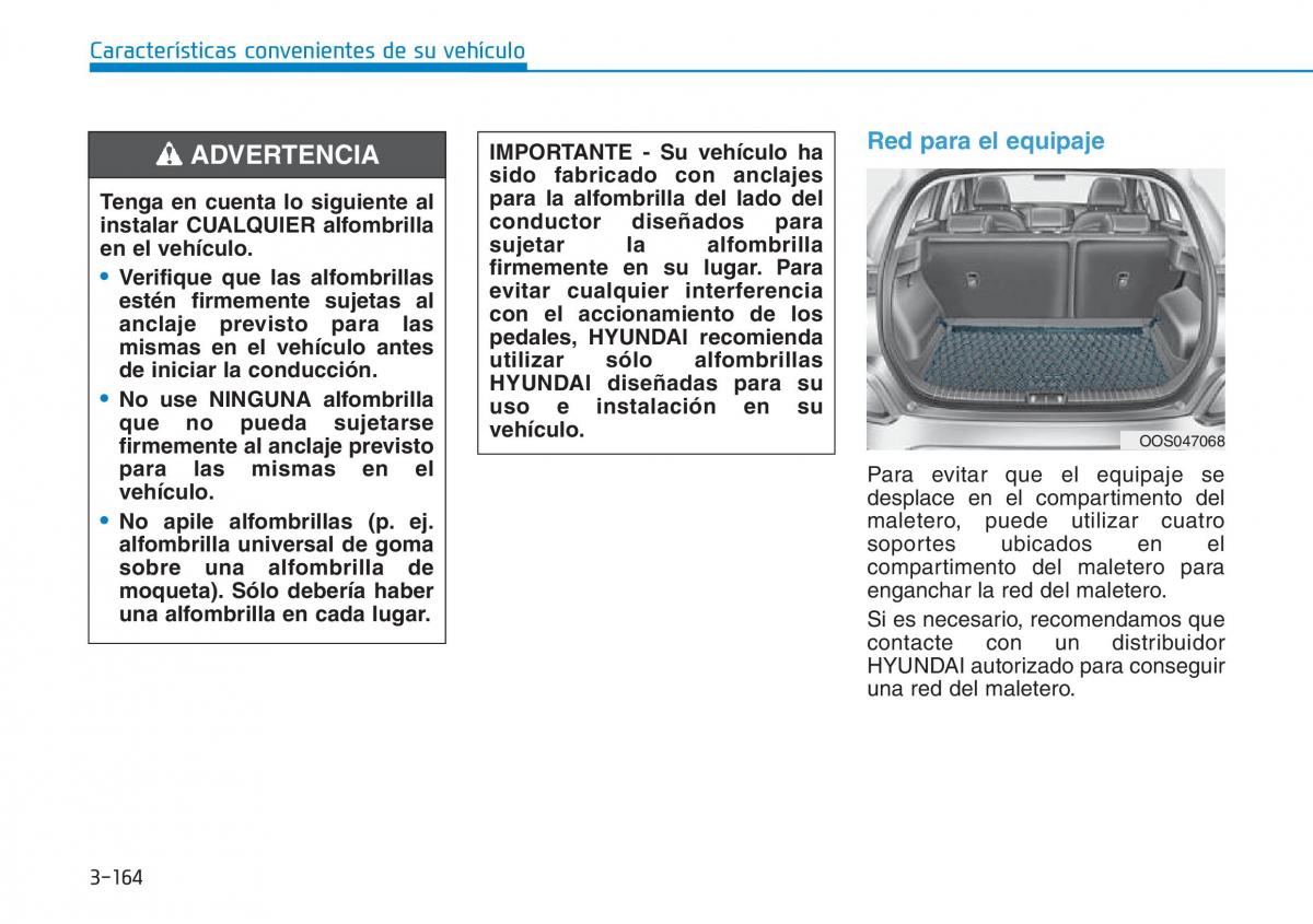 Hyundai Kona manual del propietario / page 255