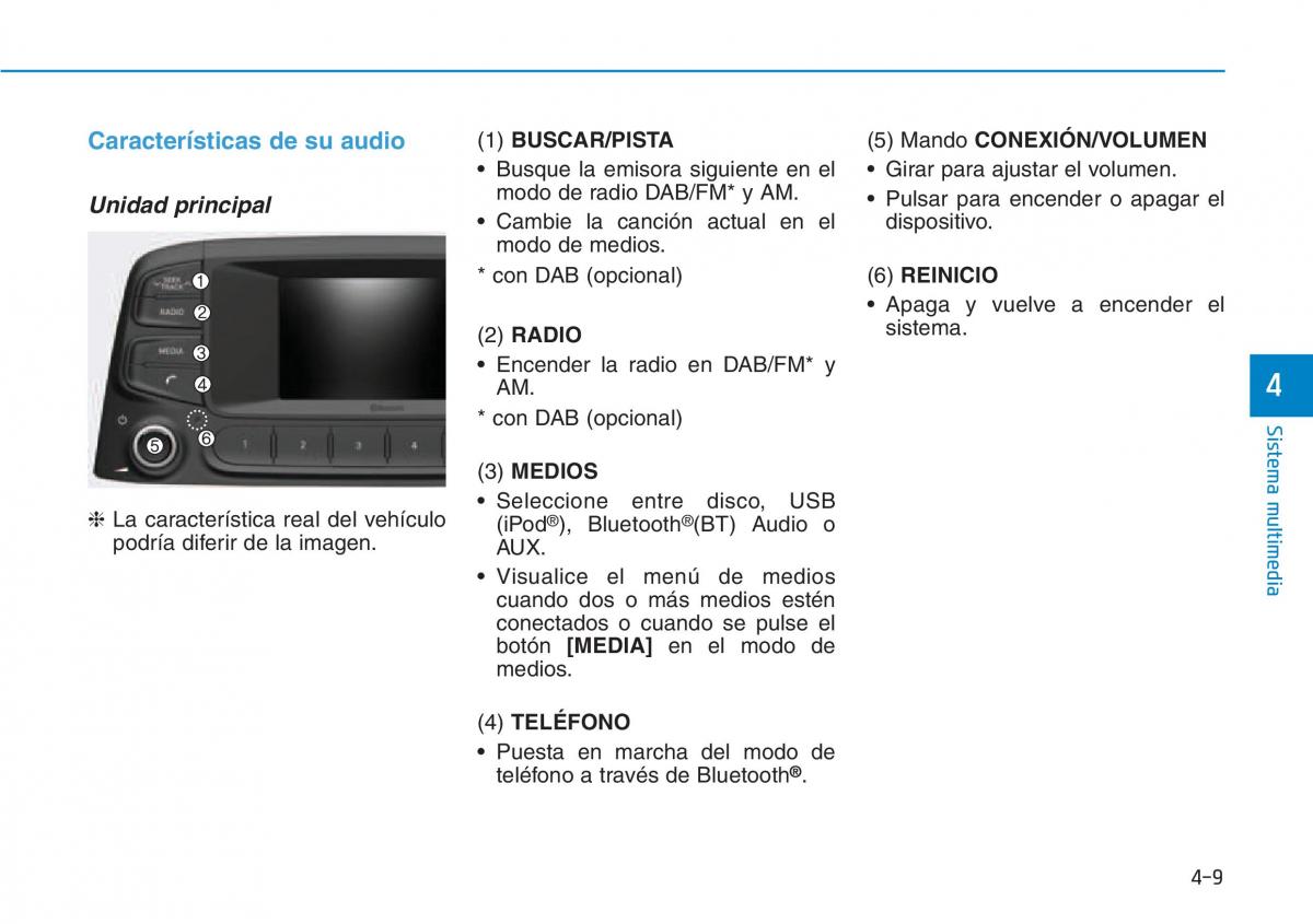 Hyundai Kona manual del propietario / page 267