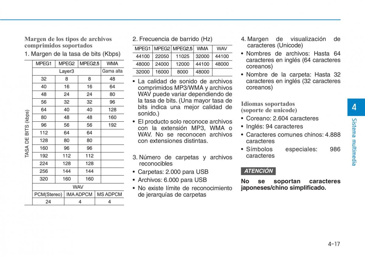 Hyundai Kona manual del propietario / page 275