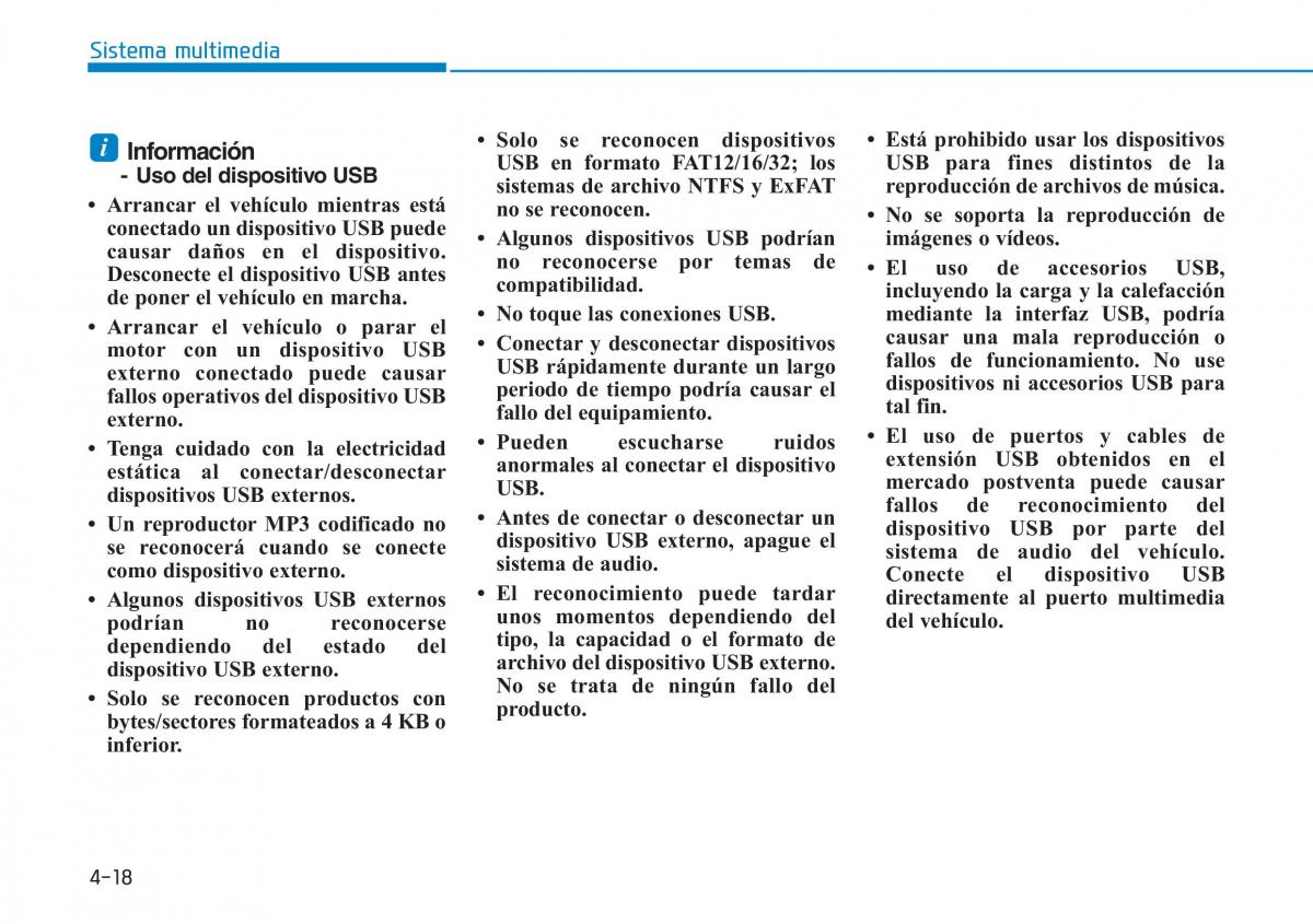 Hyundai Kona manual del propietario / page 276