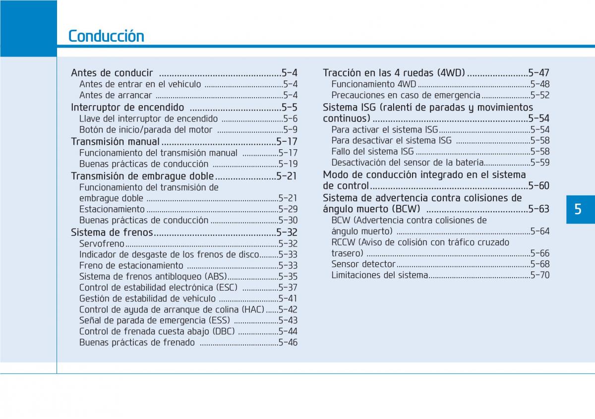 Hyundai Kona manual del propietario / page 297