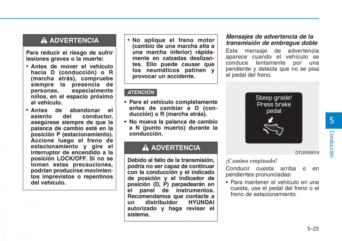 Hyundai Kona manual del propietario / page 319