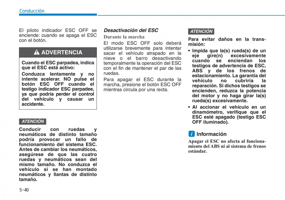 Hyundai Kona manual del propietario / page 336