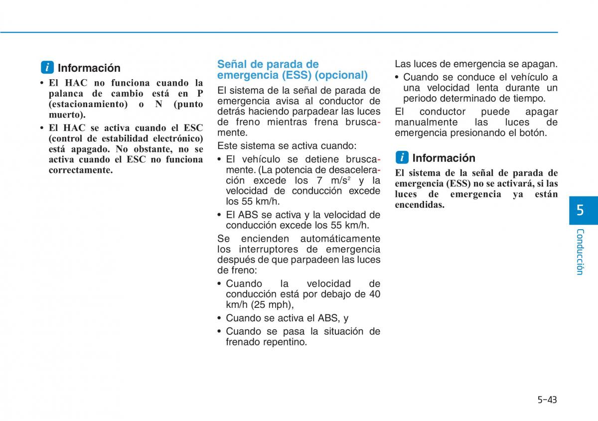 Hyundai Kona manual del propietario / page 339