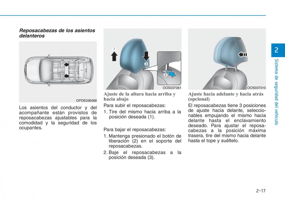 Hyundai Kona manual del propietario / page 35