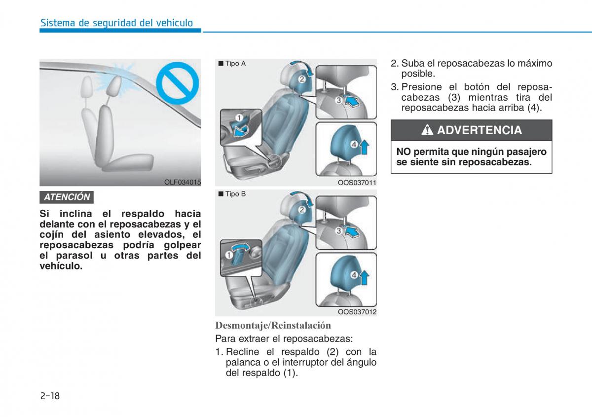 Hyundai Kona manual del propietario / page 36