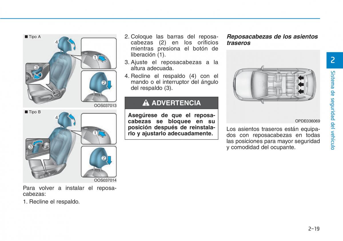 Hyundai Kona manual del propietario / page 37