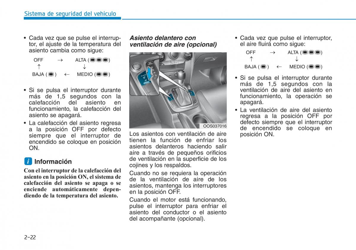 Hyundai Kona manual del propietario / page 40