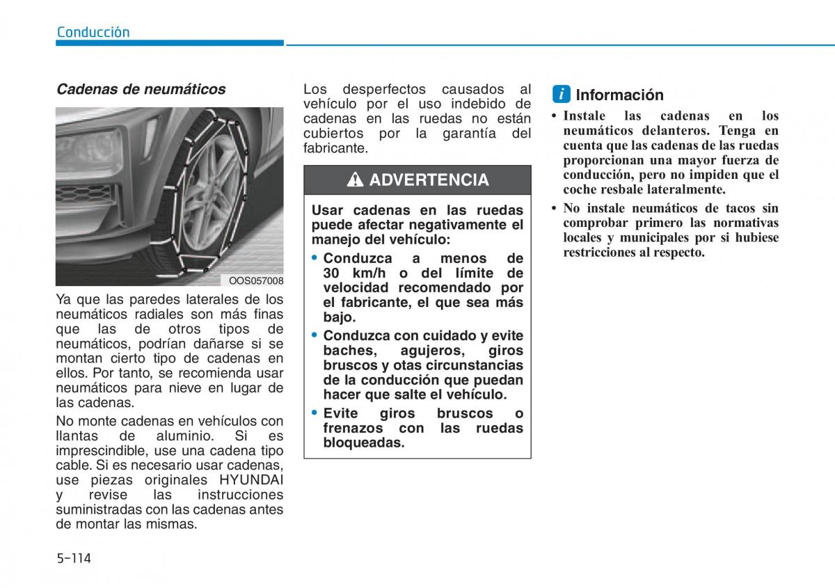 Hyundai Kona manual del propietario / page 410