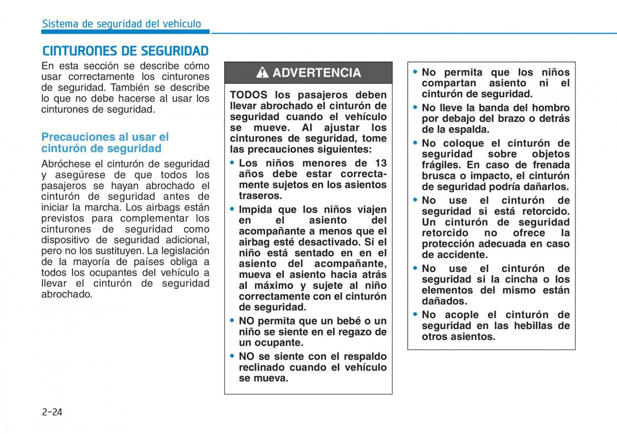 Hyundai Kona manual del propietario / page 42