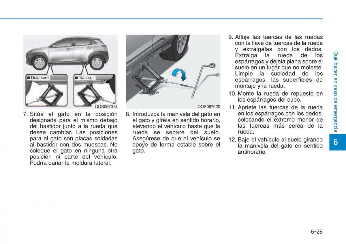 Hyundai Kona manual del propietario / page 449