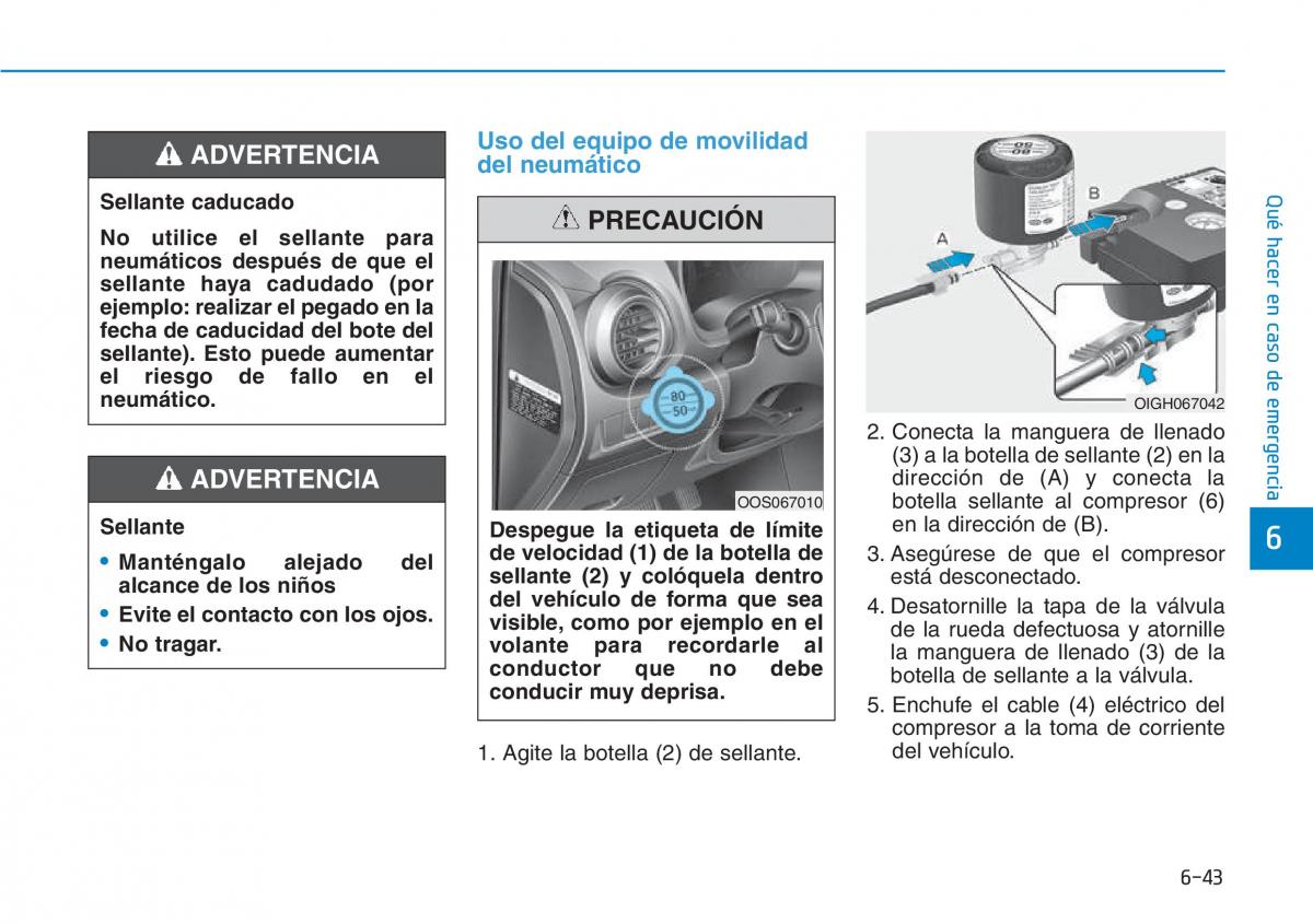 Hyundai Kona manual del propietario / page 467