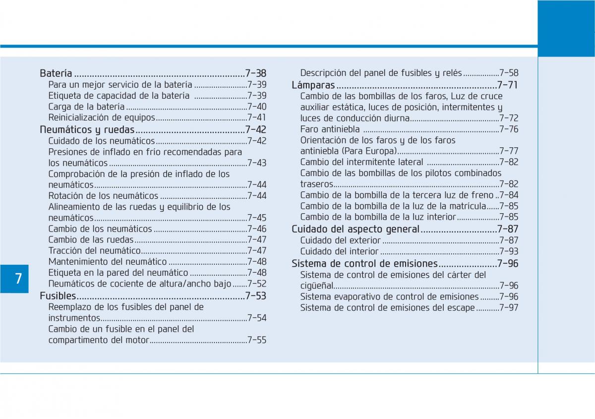 Hyundai Kona manual del propietario / page 476