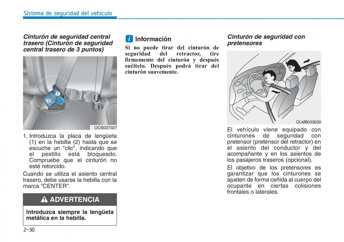 Hyundai Kona manual del propietario / page 48