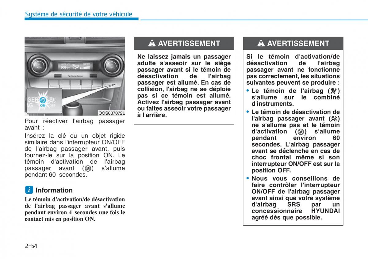 Hyundai Kona manuel du proprietaire / page 74