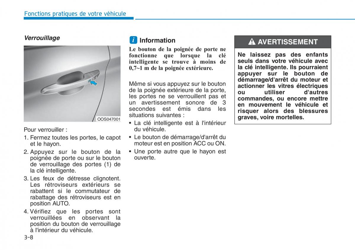 Hyundai Kona manuel du proprietaire / page 98