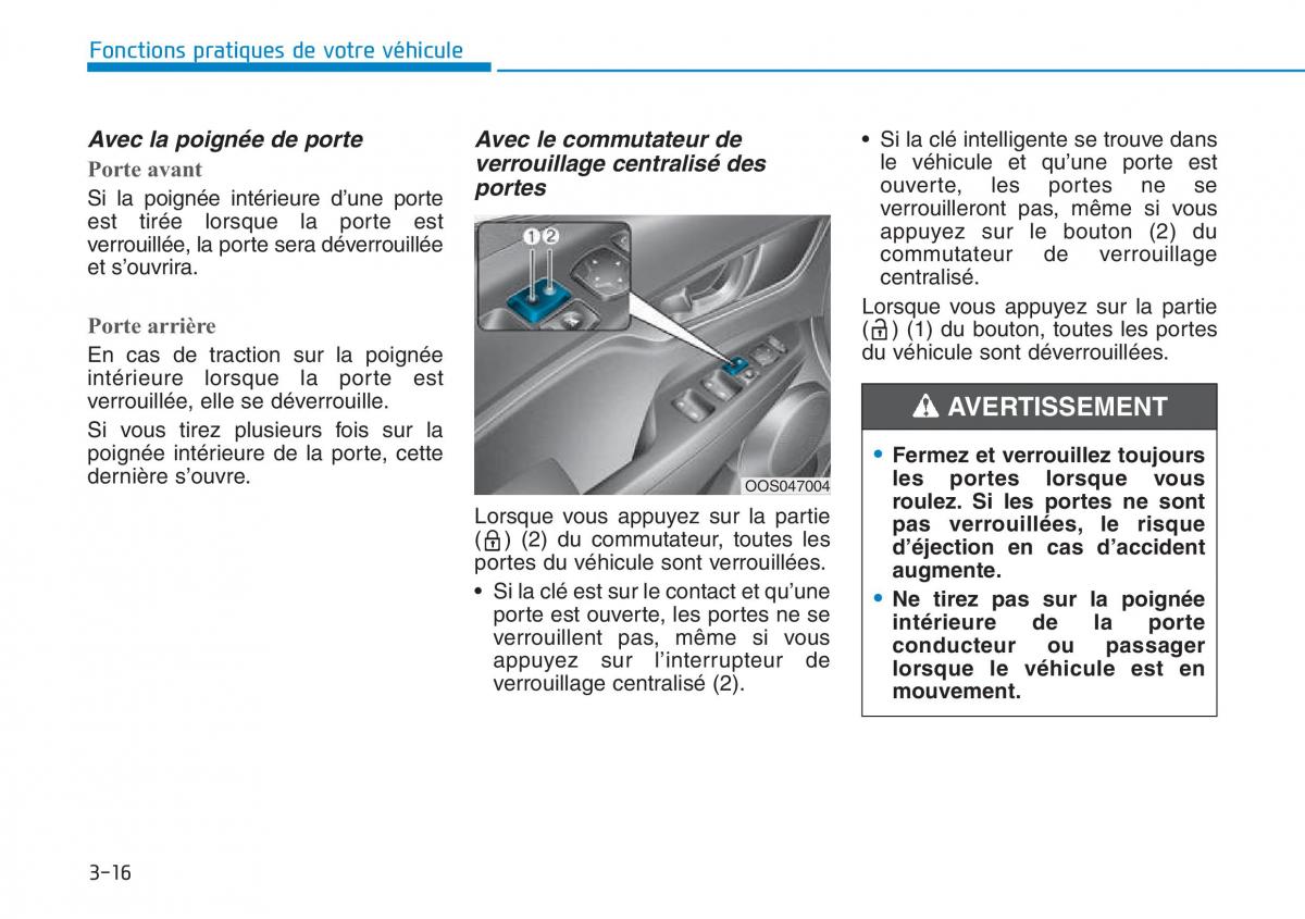 Hyundai Kona manuel du proprietaire / page 106