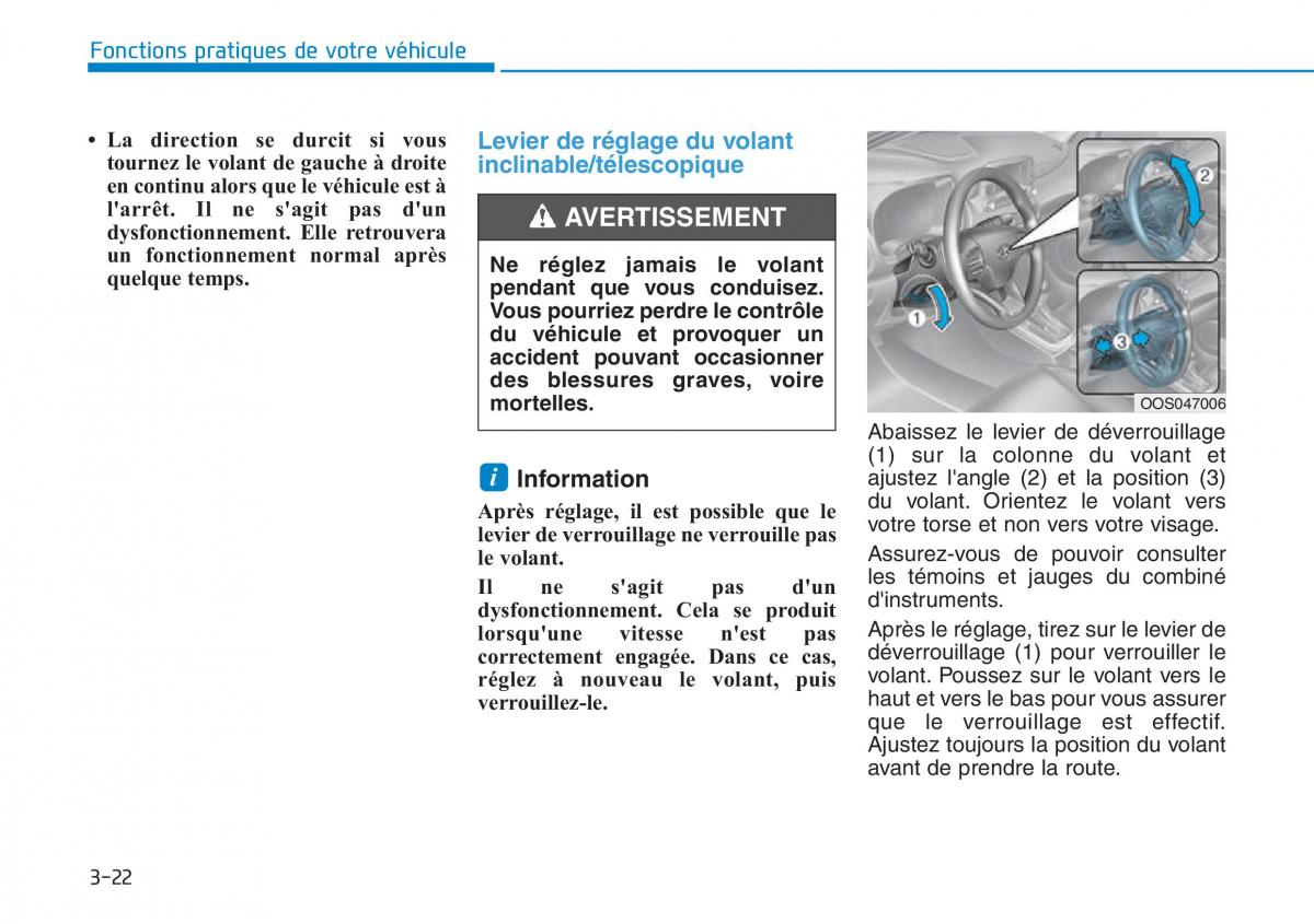 Hyundai Kona manuel du proprietaire / page 112