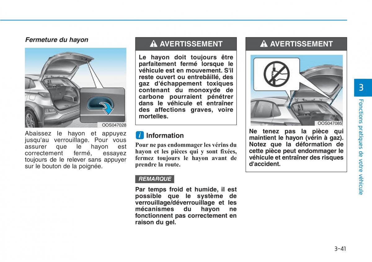 Hyundai Kona manuel du proprietaire / page 131