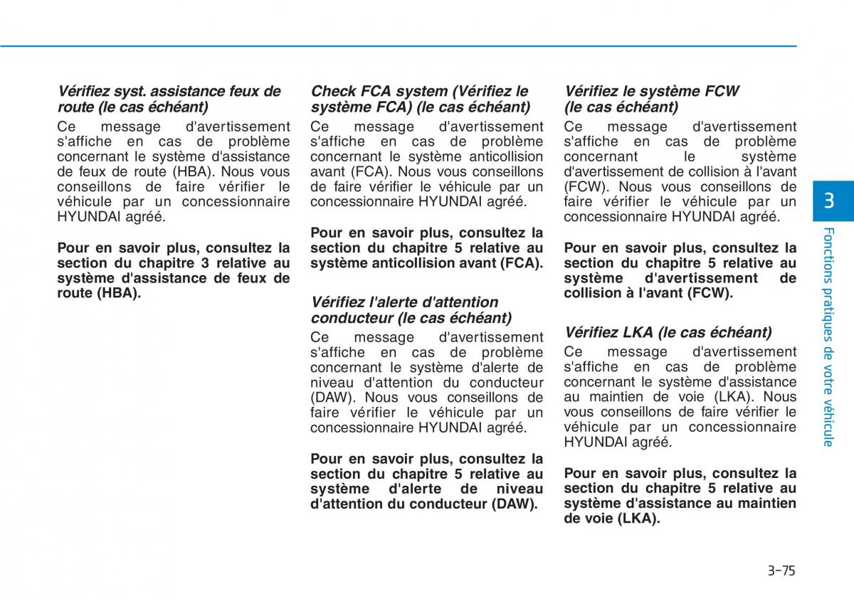 Hyundai Kona manuel du proprietaire / page 165